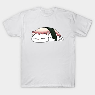 Chubby Cat Octopus Sushi T-Shirt